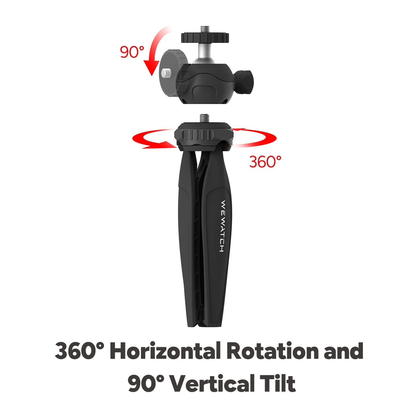 Supporto per treppiede per proiettore tascabile PS102/6,3" con testa a sfera a 360°