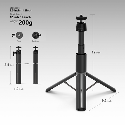 PS101 Lightweight Tripod Stand, Compact, Aluminum Alloy