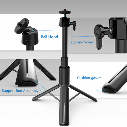 PS101 Lightweight Tripod Stand, Compact, Aluminum Alloy